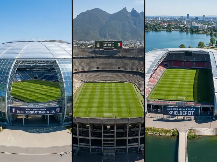 Alle 16 WM-Stadien 2026 in den USA, Mexiko und Kanada im Vergleichsranking